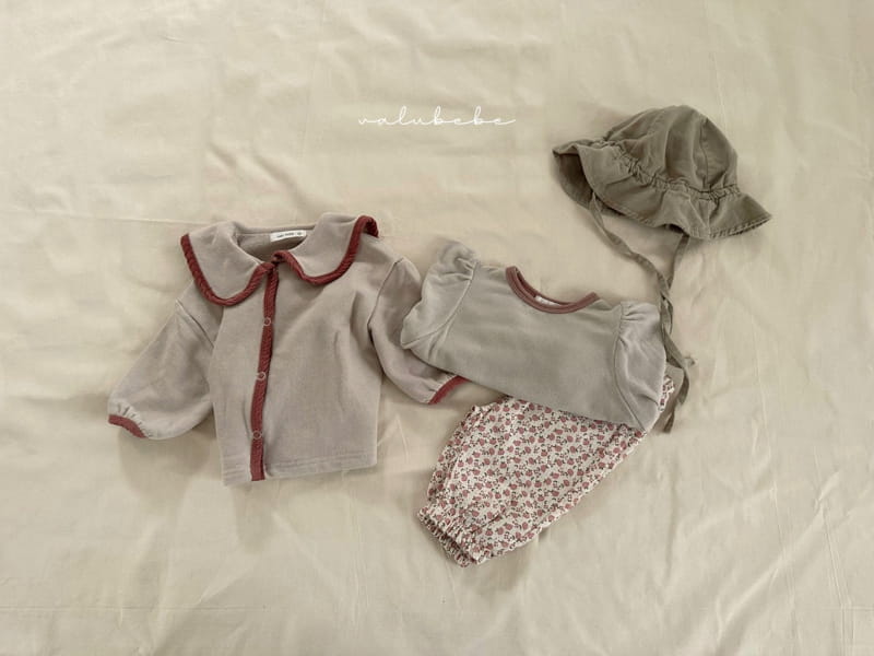 Valu Bebe - Korean Baby Fashion - #babyoutfit - Shirring Rib Tee - 11