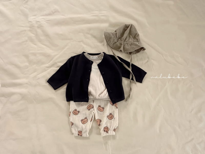 Valu Bebe - Korean Baby Fashion - #babyoutfit - Shirring Rib Tee - 12