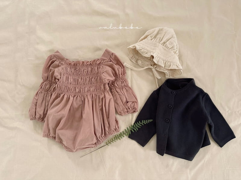 Valu Bebe - Korean Baby Fashion - #babyoutfit - Smocked Bodysuit - 10