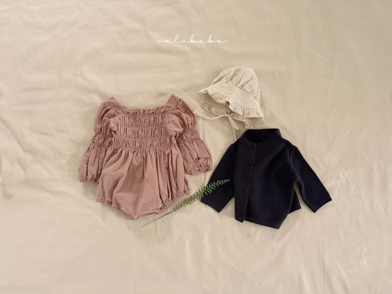 Valu Bebe - Korean Baby Fashion - #babyoutfit - Smocked Bodysuit - 9