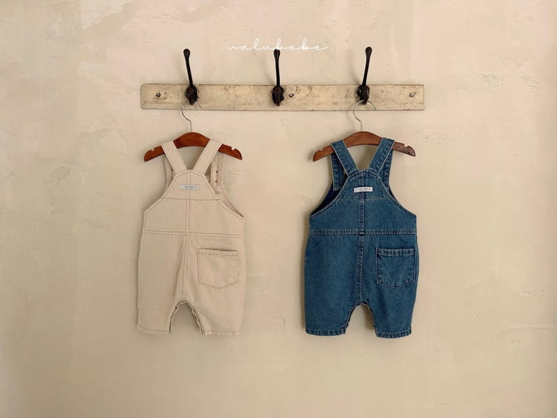 Valu Bebe - Korean Baby Fashion - #babyoutfit - Overalls Denm Bodysuit - 6