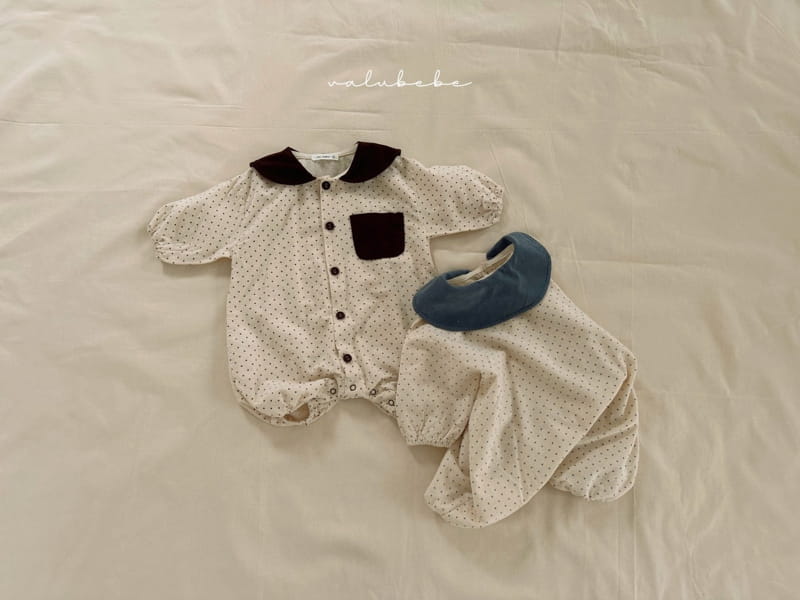 Valu Bebe - Korean Baby Fashion - #babywear - Dot Sailor Bodysuit