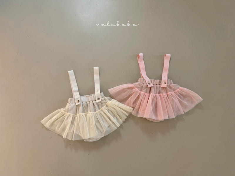 Valu Bebe - Korean Baby Fashion - #babywear - Dungarees Skirt Bodysuit - 10
