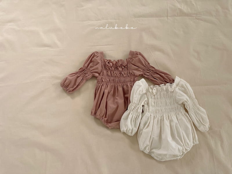 Valu Bebe - Korean Baby Fashion - #babywear - Smocked Bodysuit - 11
