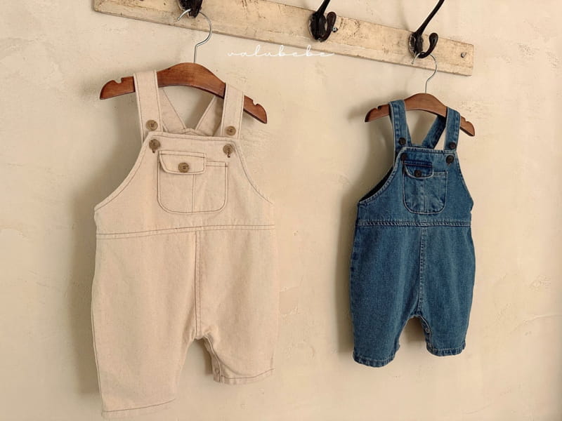 Valu Bebe - Korean Baby Fashion - #babywear - Overalls Denm Bodysuit - 7