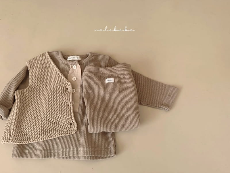 Valu Bebe - Korean Baby Fashion - #babywear - Coze Knit Vest - 2