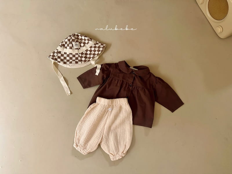 Valu Bebe - Korean Baby Fashion - #onlinebabyboutique - Peach Bucket Hat