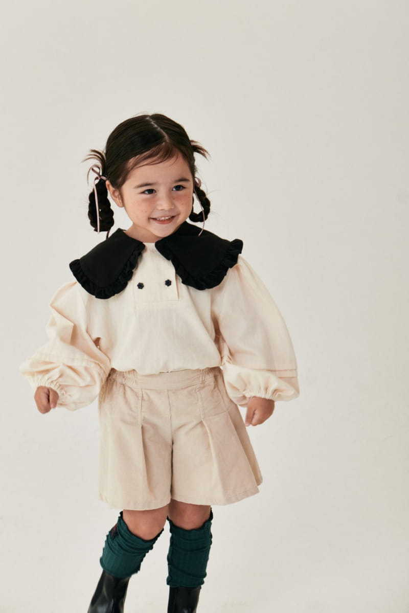 A-Market - Korean Children Fashion - #Kfashion4kids - A Collar Blouse - 2