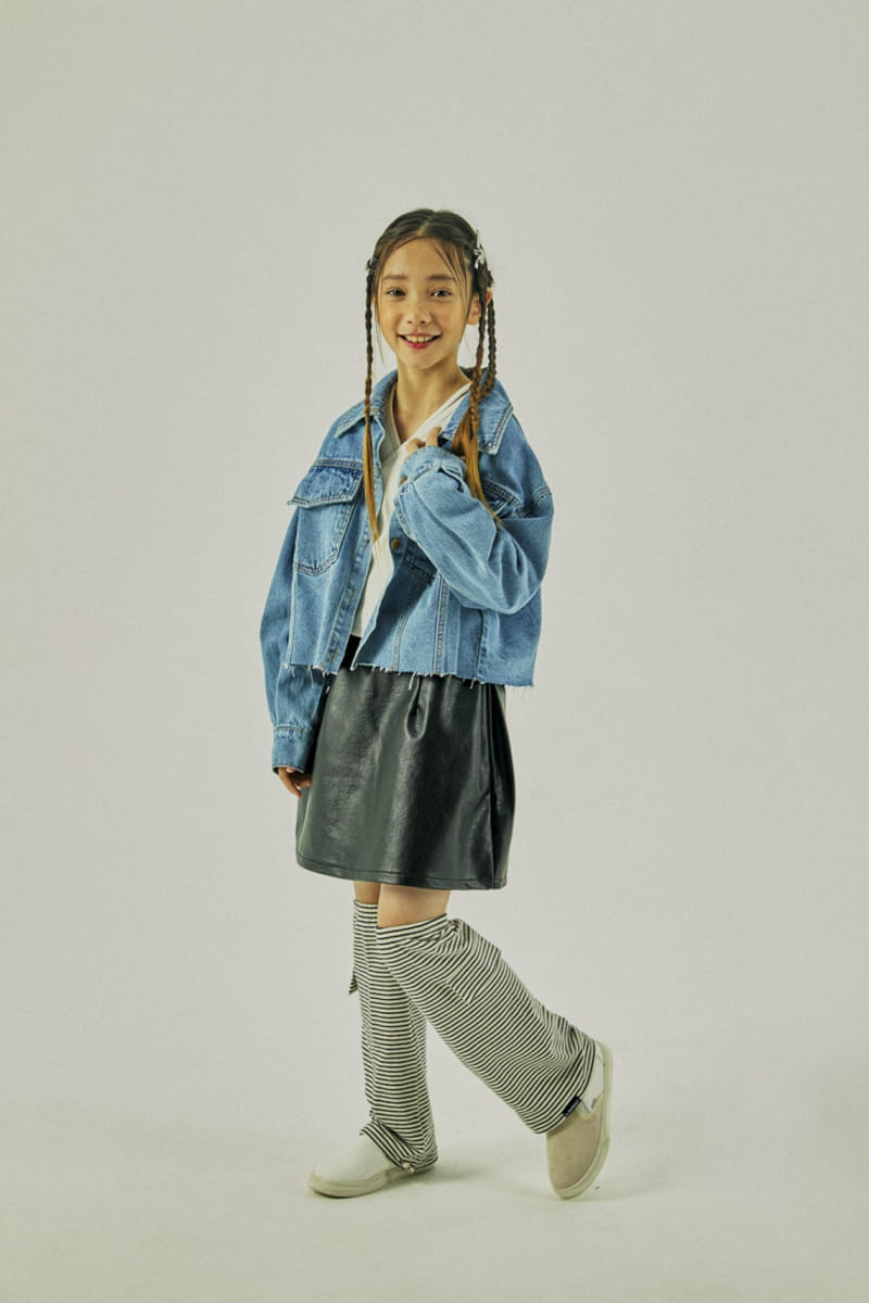 A-Market - Korean Children Fashion - #childofig - Leather Skirt - 10