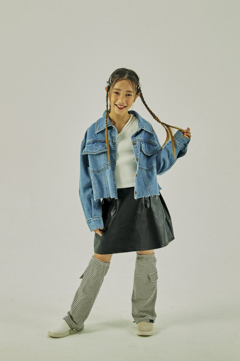 A-Market - Korean Children Fashion - #childofig - Leather Skirt - 11