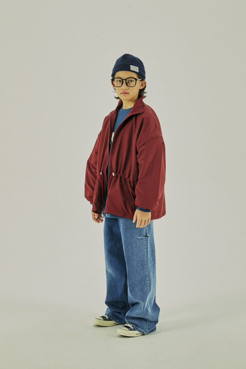 A-Market - Korean Children Fashion - #childofig - Side Cutting Jeans - 6