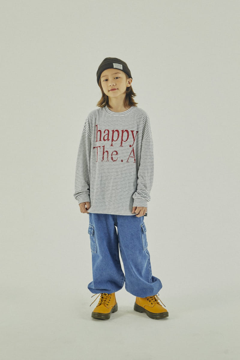A-Market - Korean Children Fashion - #childofig - Sluv Stripes Tee