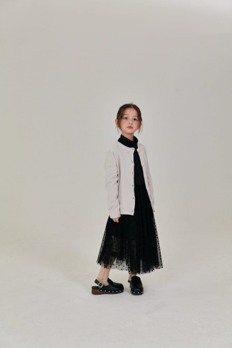 A-Market - Korean Children Fashion - #childofig - Slit Round Cardigan - 5