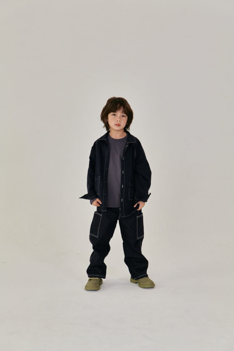 A-Market - Korean Children Fashion - #childofig - Ovverfit Stitch Tee - 5
