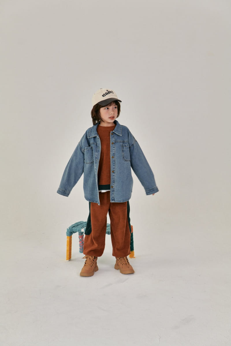 A-Market - Korean Children Fashion - #childofig - Denim Jacket - 3