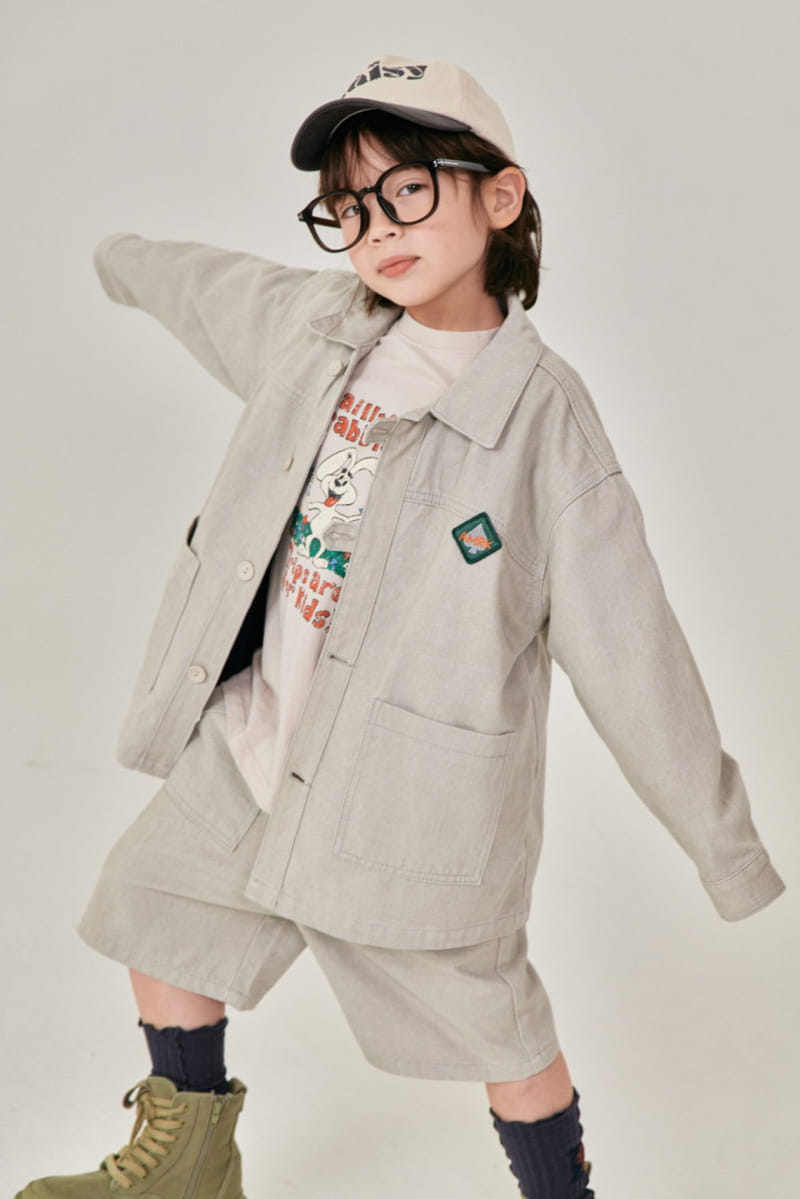 A-Market - Korean Children Fashion - #childofig - Cotton Jacket Set