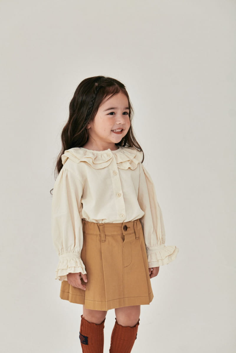 A-Market - Korean Children Fashion - #childrensboutique - Collar Blouse - 5