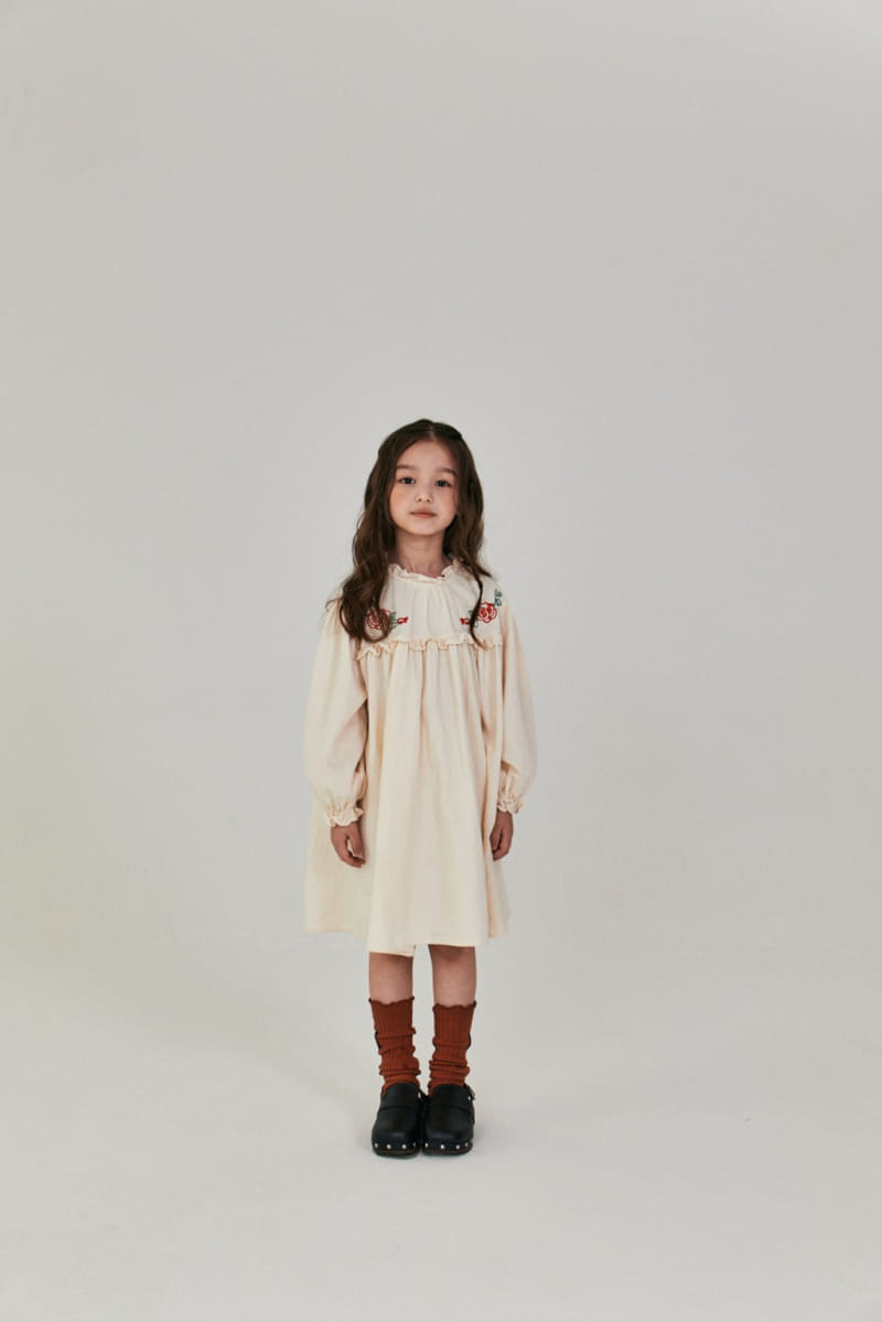 A-Market - Korean Children Fashion - #childrensboutique - Rose One-piece - 2