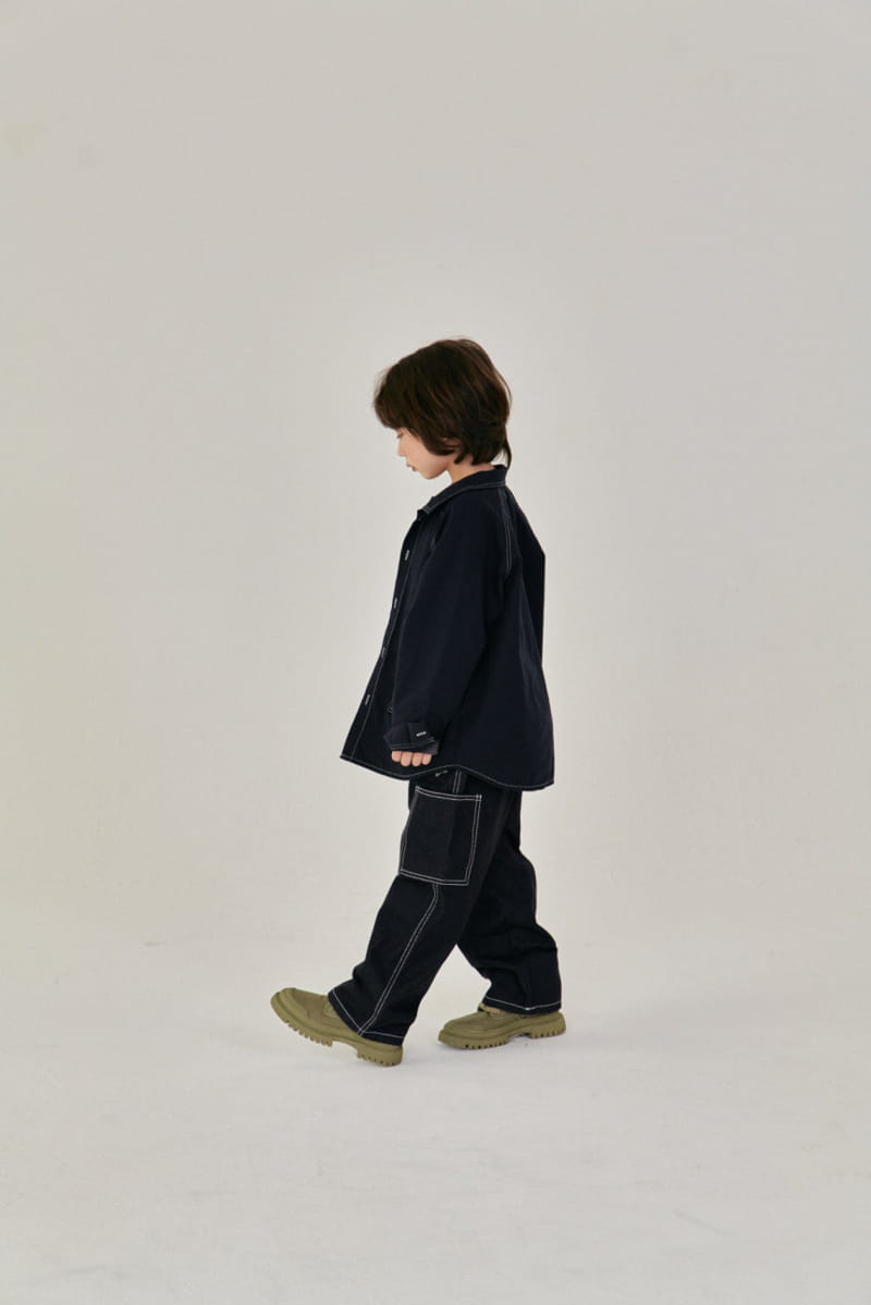 A-Market - Korean Children Fashion - #childrensboutique - Ovverfit Stitch Tee - 6