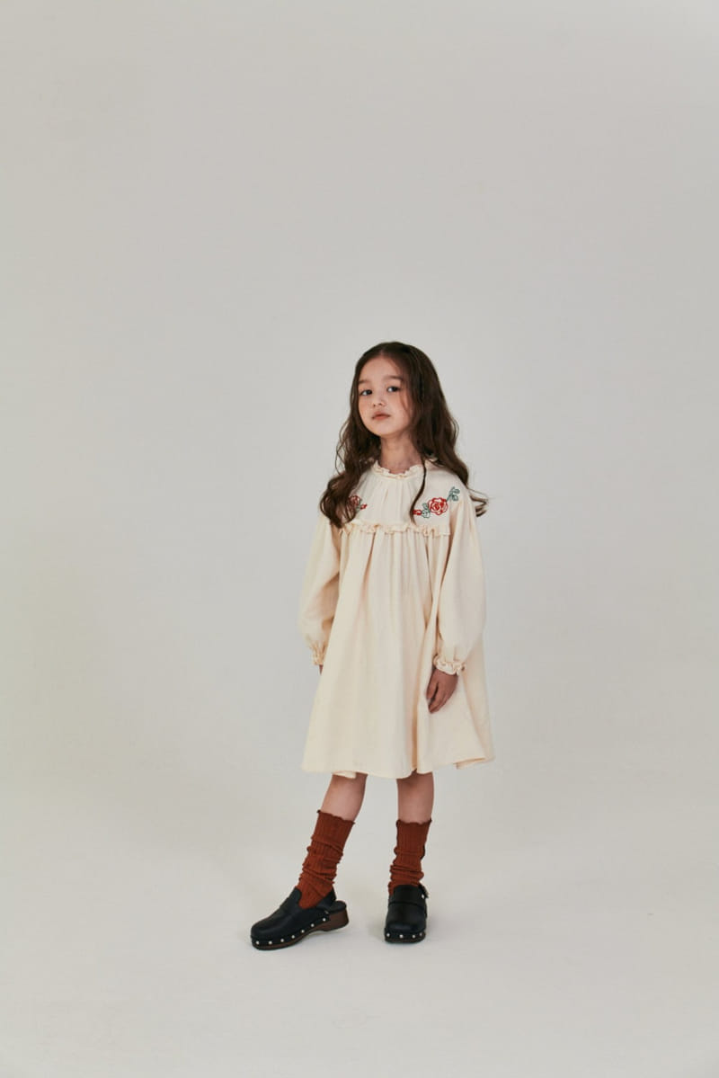 A-Market - Korean Children Fashion - #designkidswear - Rose One-piece - 3