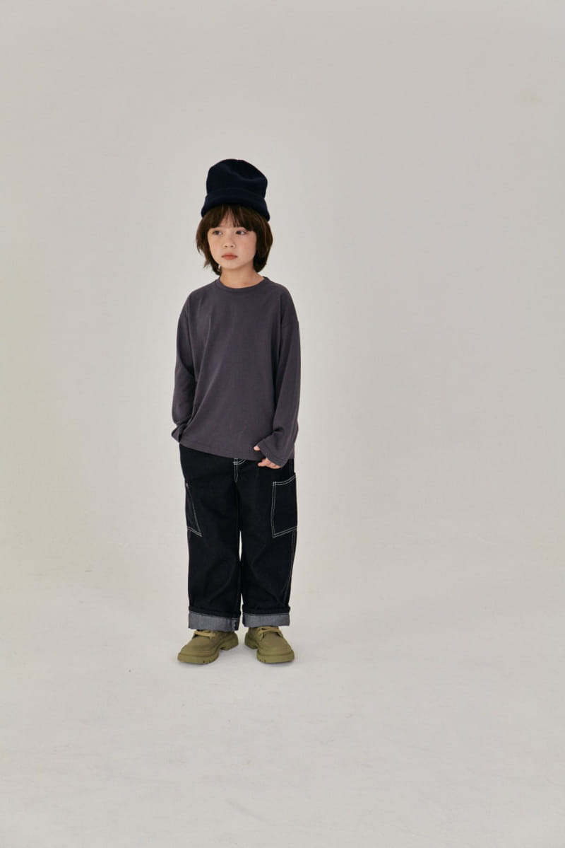 A-Market - Korean Children Fashion - #designkidswear - Stitch Jeans - 5