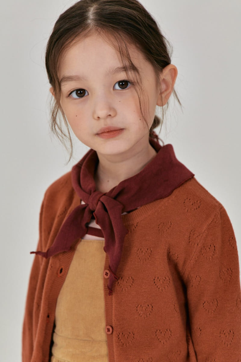 A-Market - Korean Children Fashion - #designkidswear - Heart Cardigan - 2
