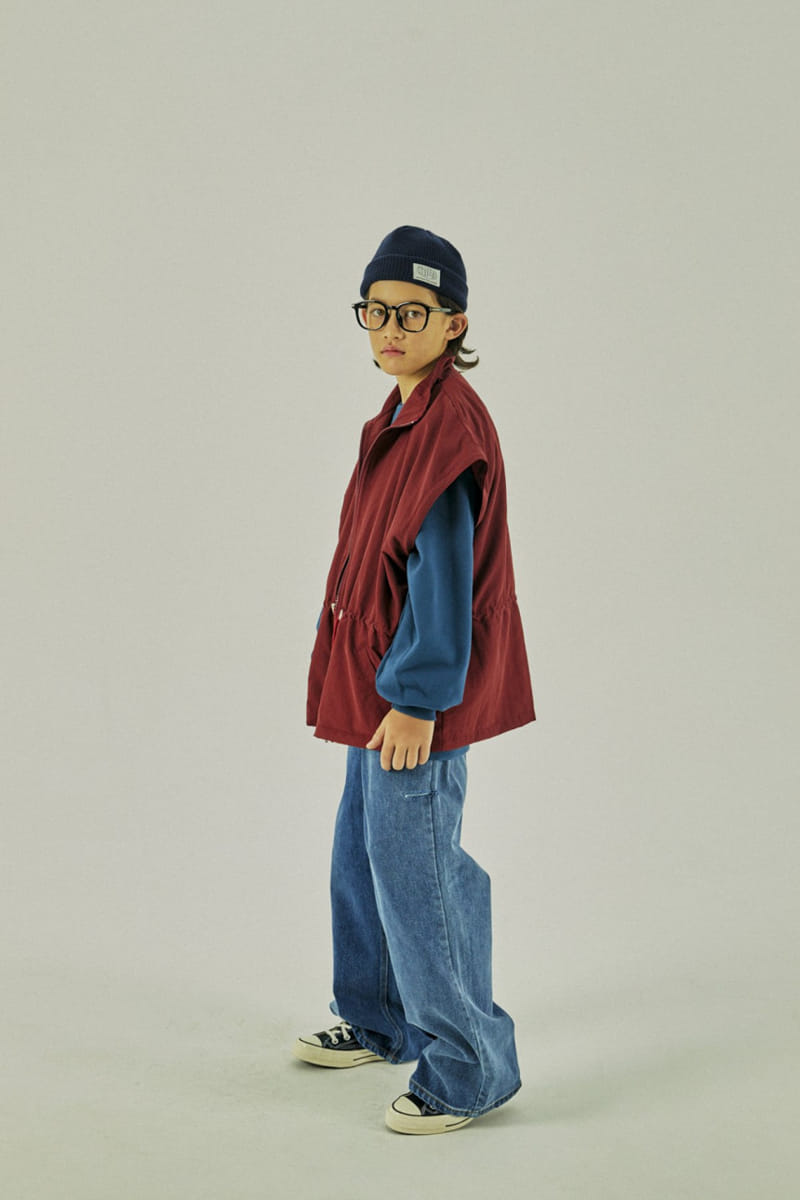 A-Market - Korean Children Fashion - #discoveringself - Side Cutting Jeans - 9