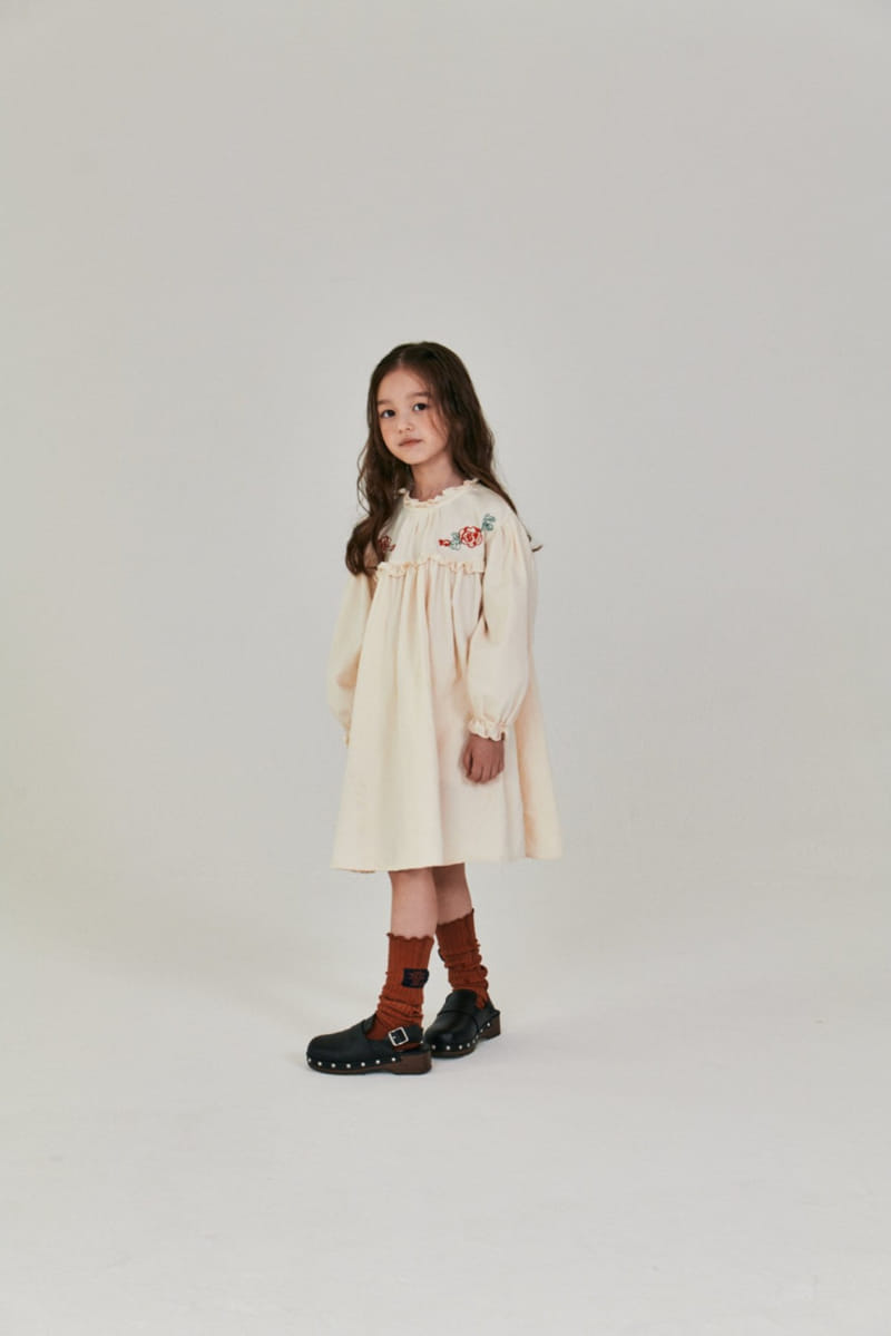 A-Market - Korean Children Fashion - #designkidswear - Rose One-piece - 4