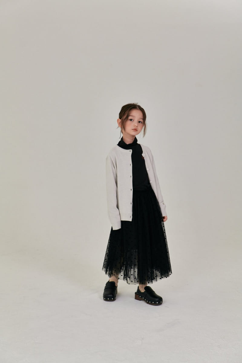 A-Market - Korean Children Fashion - #discoveringself - Slit Round Cardigan - 8