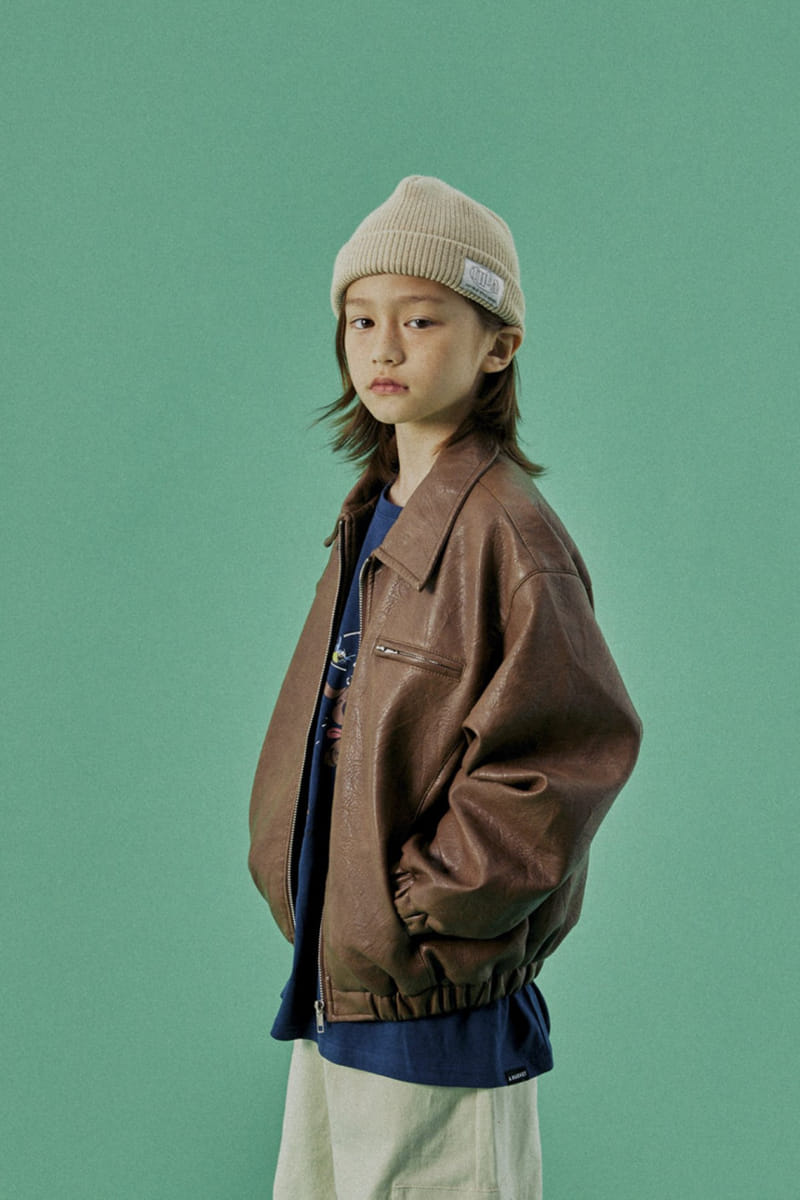 A-Market - Korean Children Fashion - #fashionkids - Leather Jacket - 12