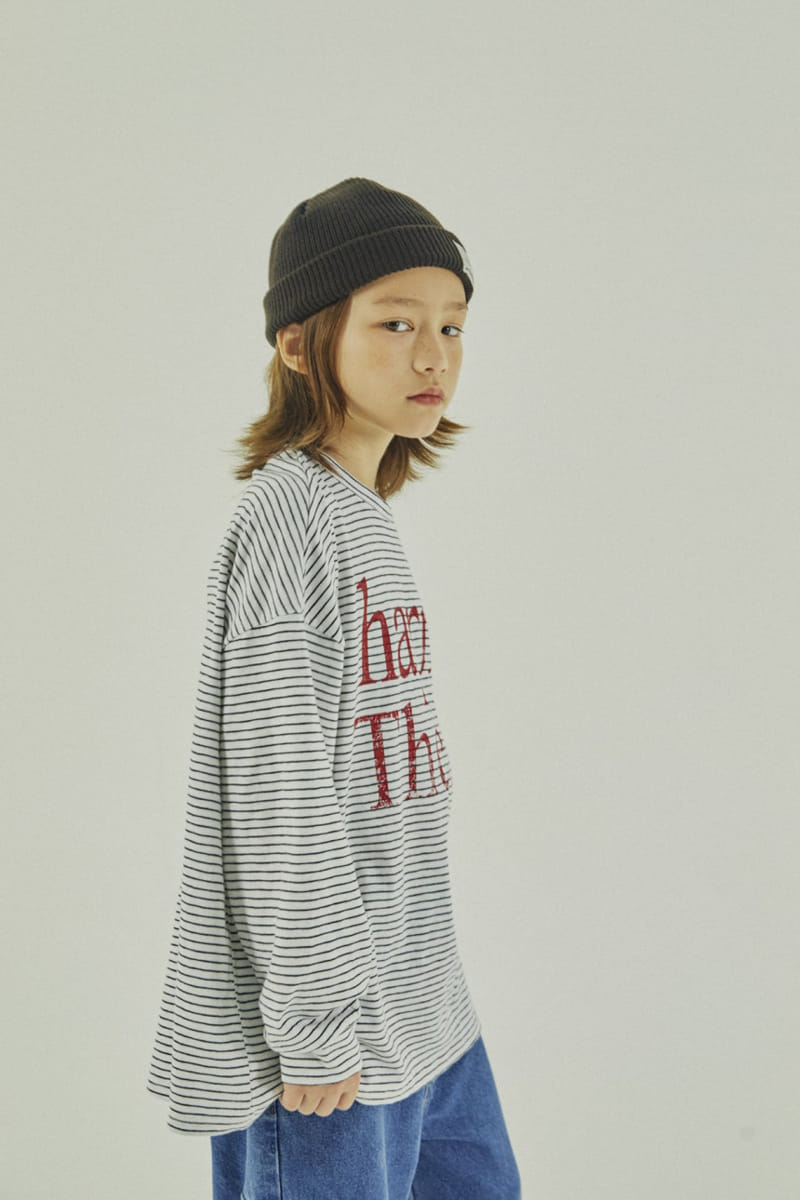 A-Market - Korean Children Fashion - #kidsshorts - Sluv Stripes Tee - 6