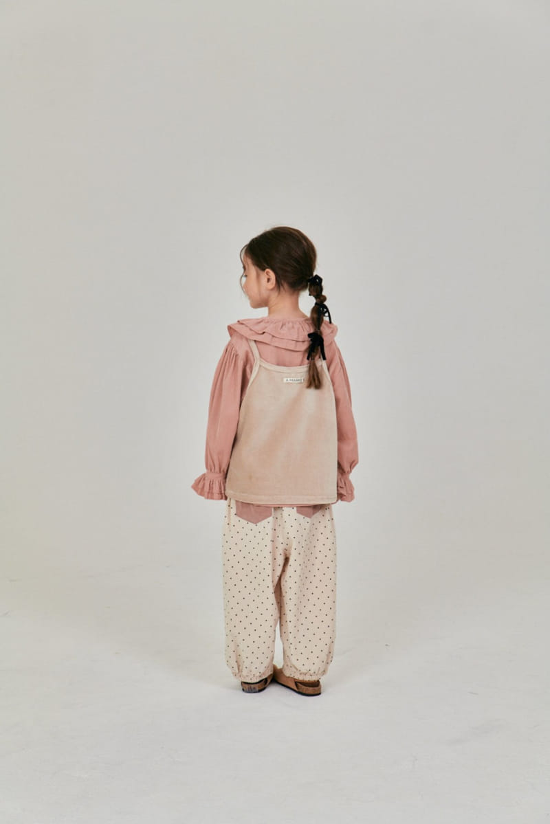 A-Market - Korean Children Fashion - #kidsshorts - Collar Blouse - 9
