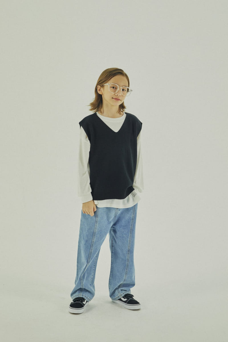 A-Market - Korean Children Fashion - #kidsshorts - Bird Denim Jeans - 6