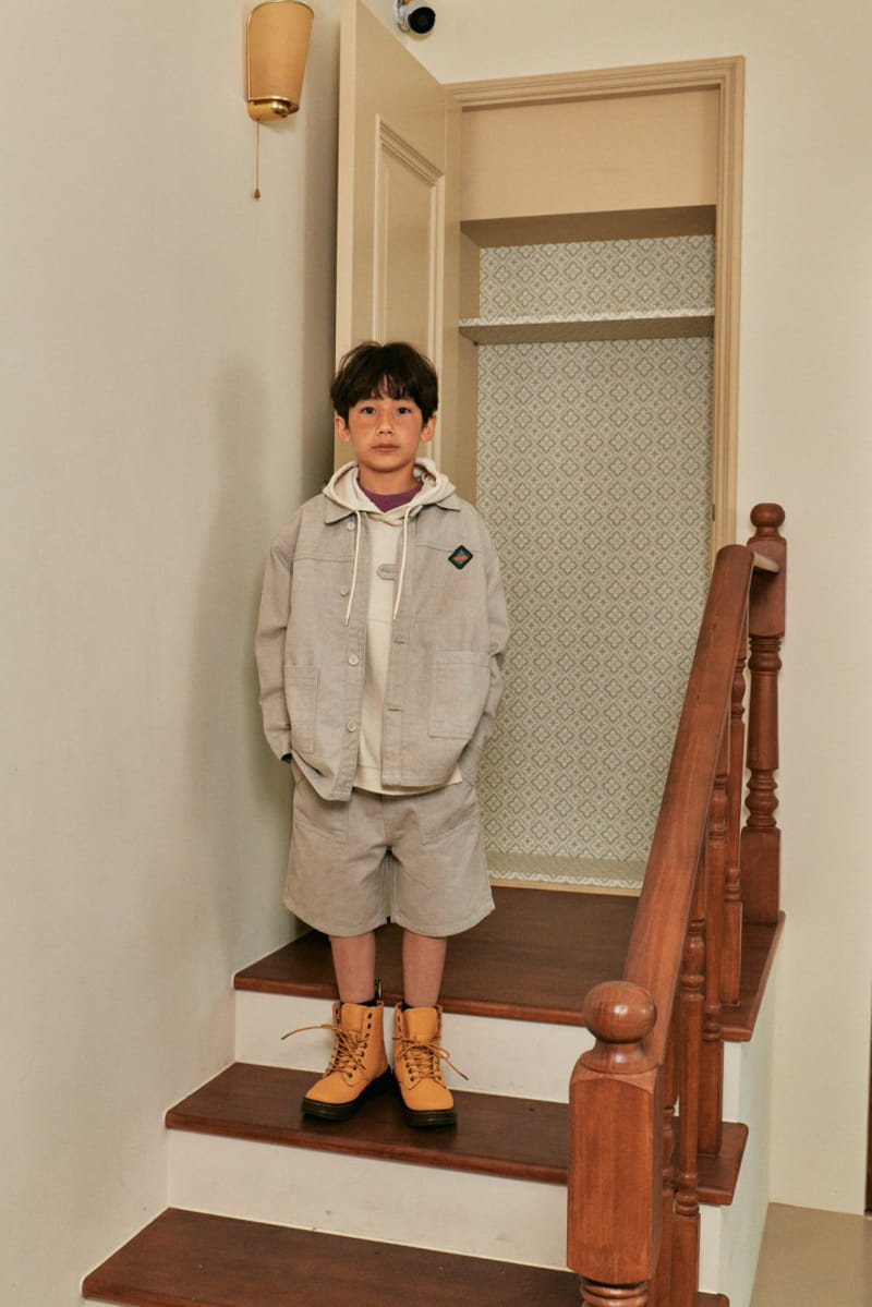 A-Market - Korean Children Fashion - #kidsshorts - Cotton Jacket Set - 7