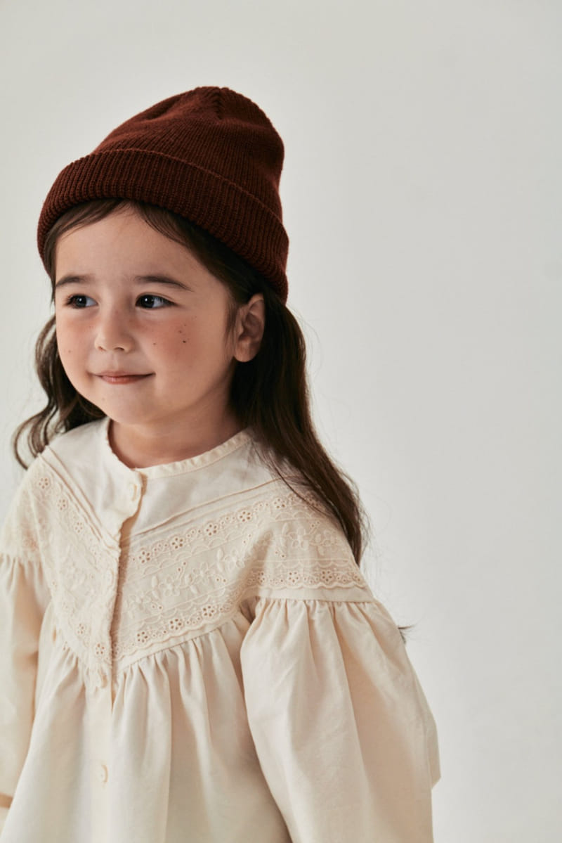 A-Market - Korean Children Fashion - #kidsstore - V Lace Blouse - 9