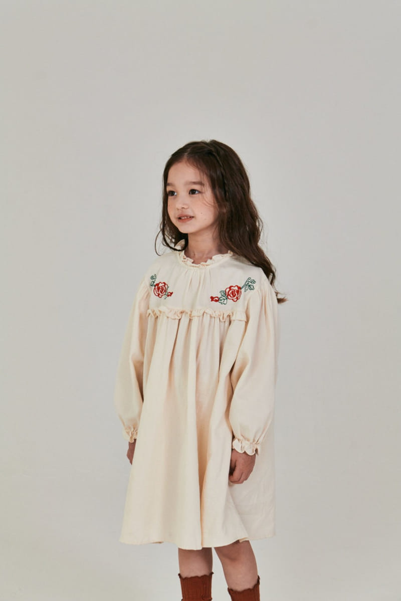 A-Market - Korean Children Fashion - #kidsstore - Rose One-piece - 7