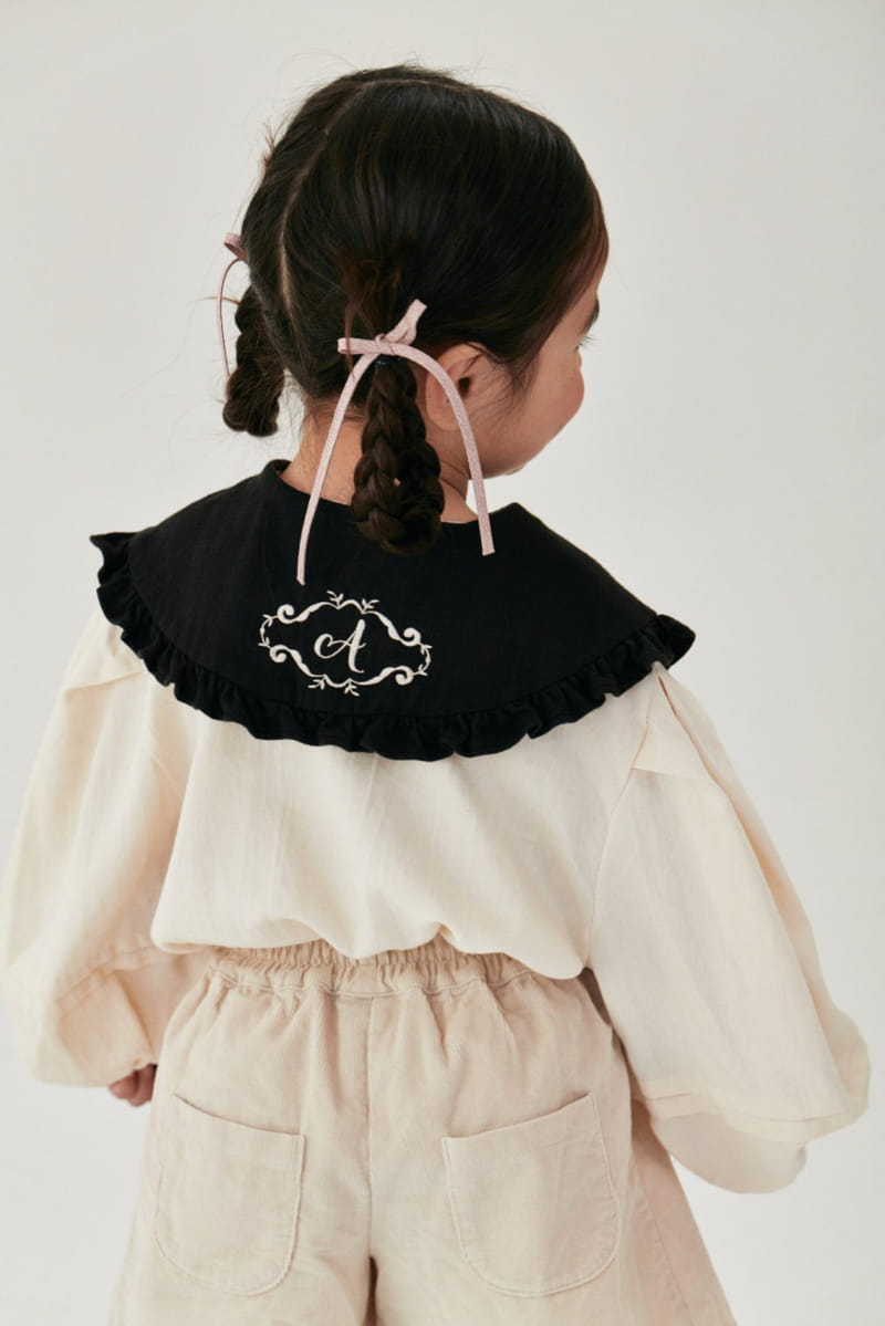 A-Market - Korean Children Fashion - #kidzfashiontrend - A Collar Blouse
