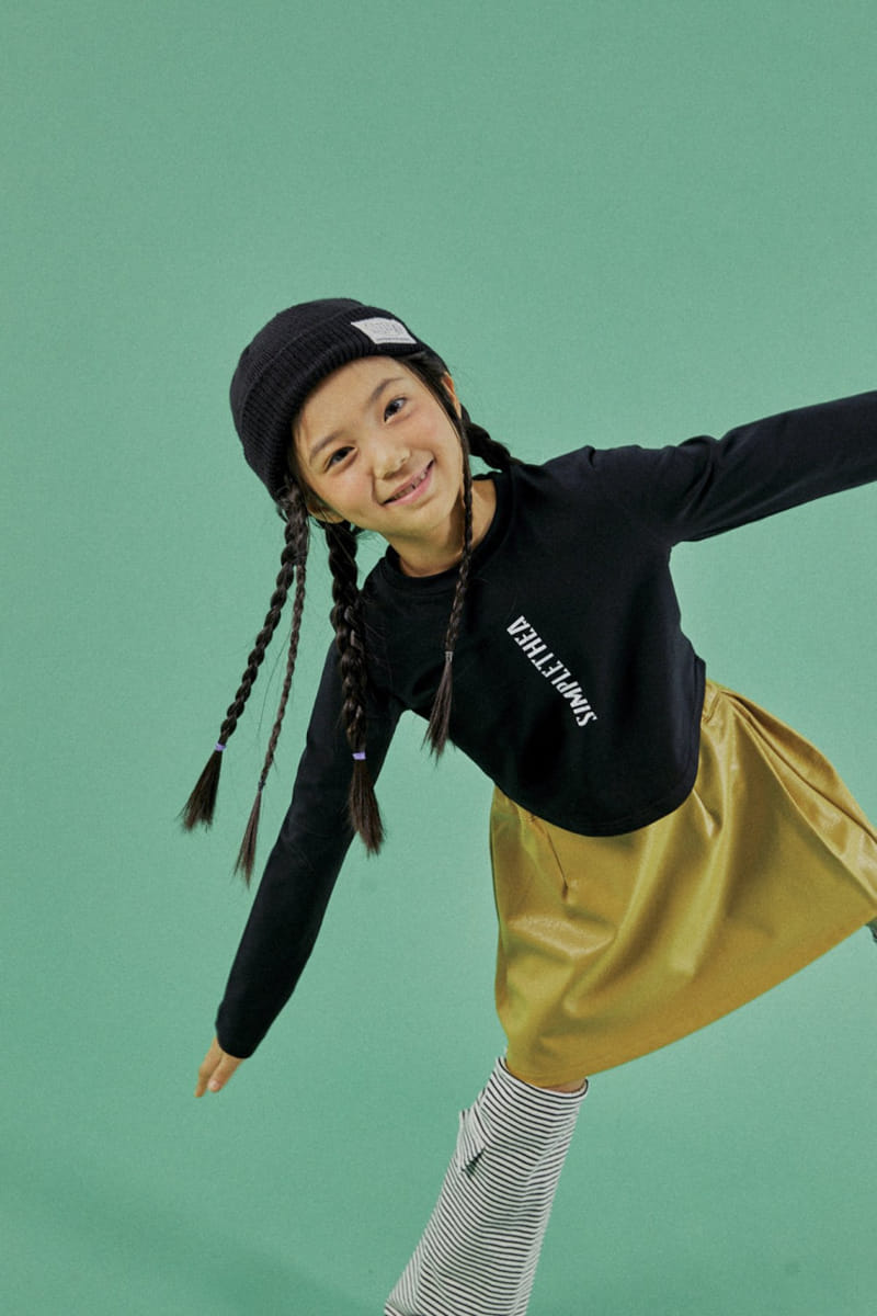 A-Market - Korean Children Fashion - #kidsstore - Leather Skirt - 4