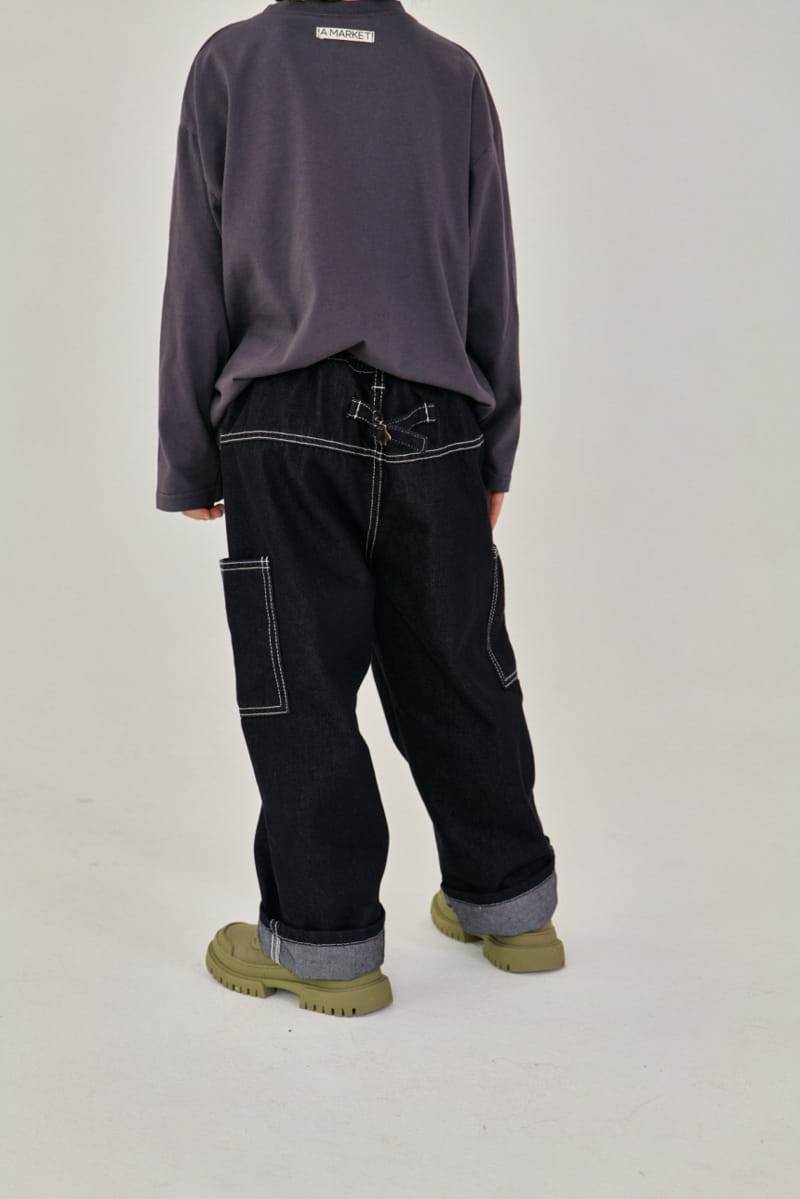 A-Market - Korean Children Fashion - #kidzfashiontrend - Stitch Jeans - 10