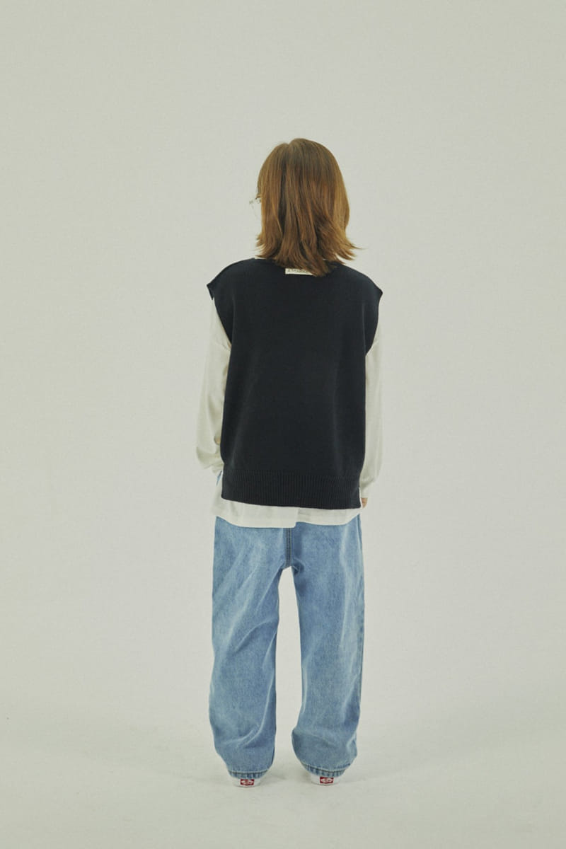 A-Market - Korean Children Fashion - #kidzfashiontrend - Bird Denim Jeans - 8