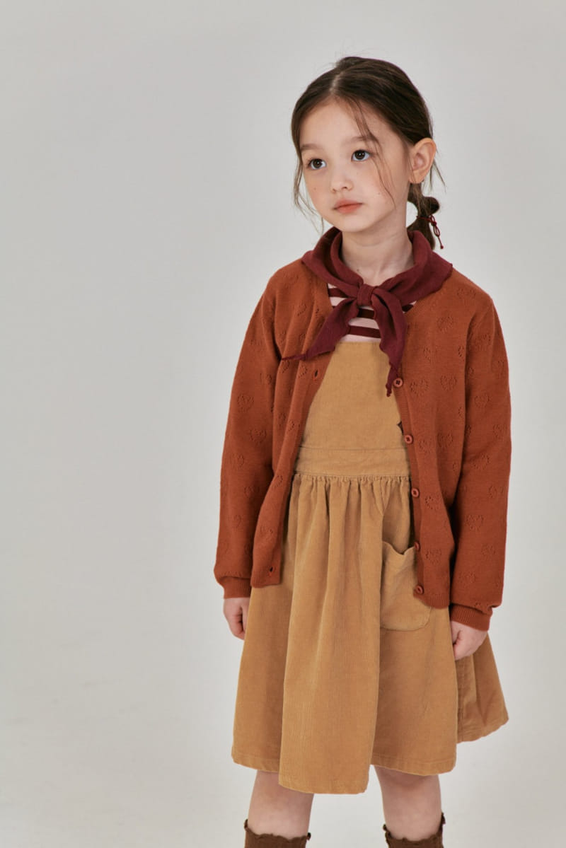 A-Market - Korean Children Fashion - #kidzfashiontrend - Heart Cardigan - 7