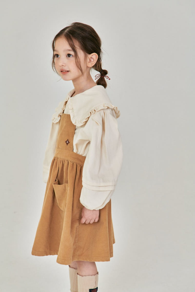 A-Market - Korean Children Fashion - #littlefashionista - A Collar Blouse - 3