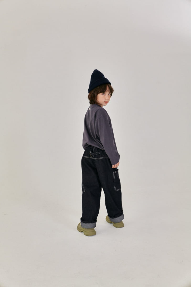 A-Market - Korean Children Fashion - #littlefashionista - Stitch Jeans - 12
