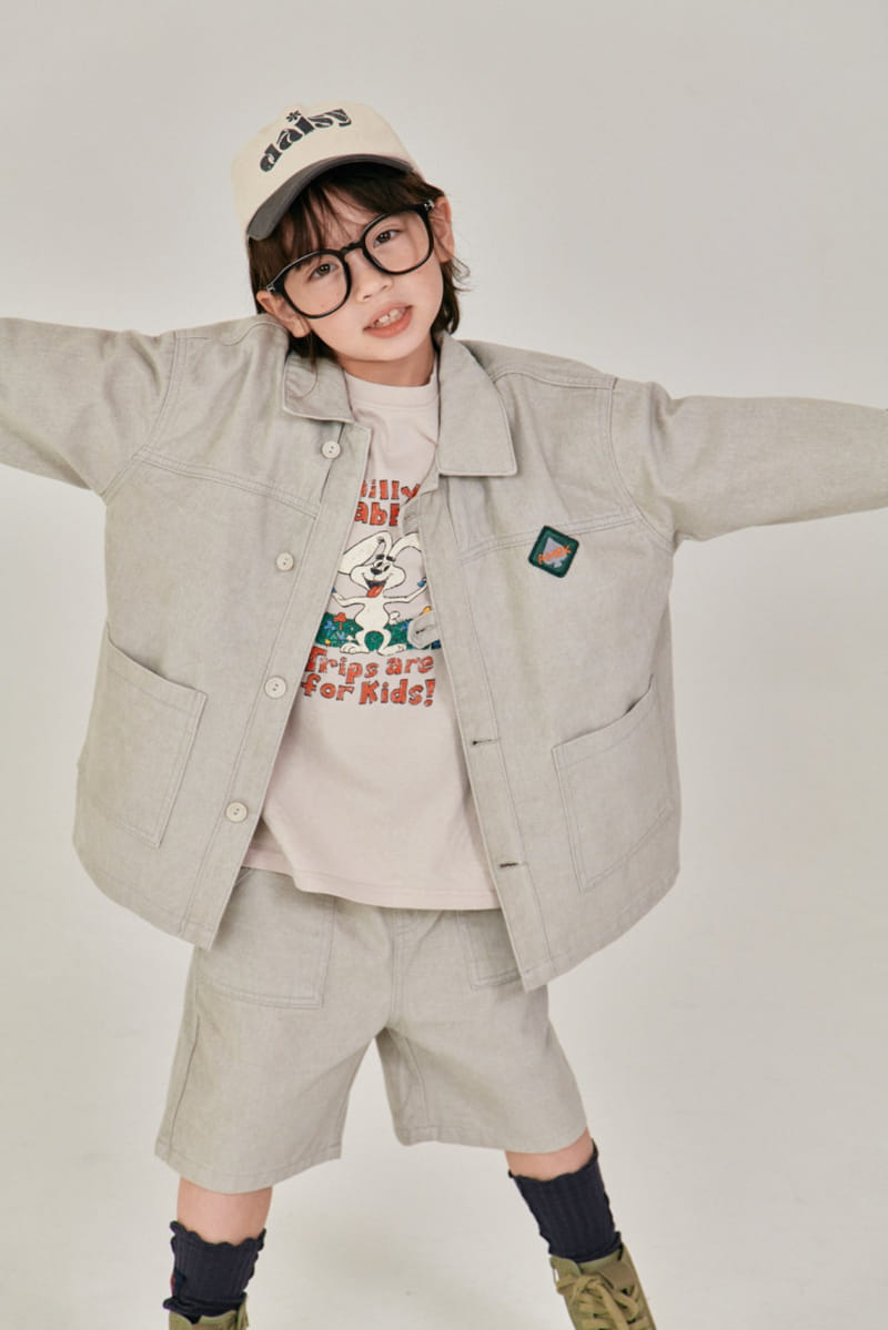 A-Market - Korean Children Fashion - #littlefashionista - Cotton Jacket Set - 11