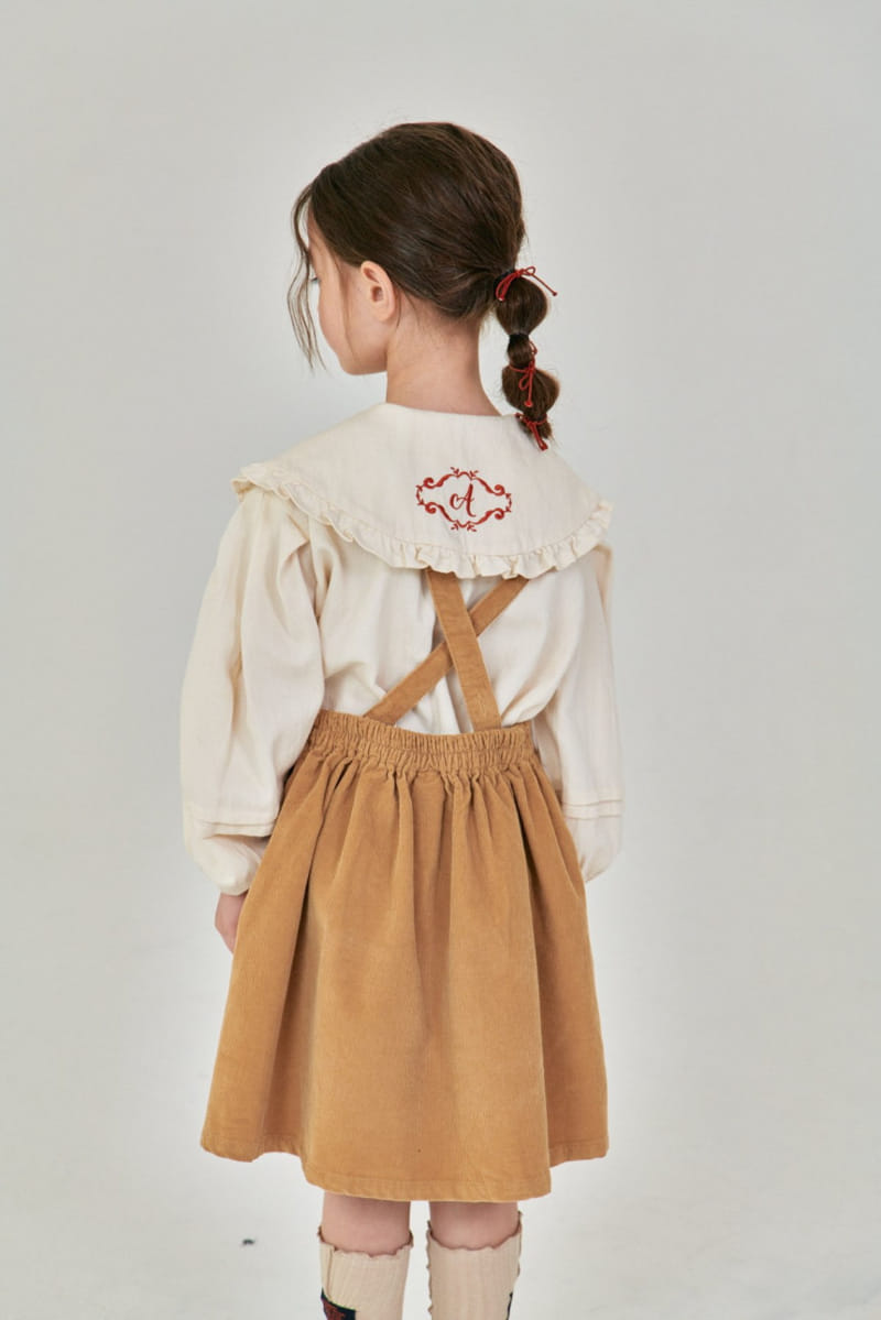 A-Market - Korean Children Fashion - #littlefashionista - A Collar Blouse - 4