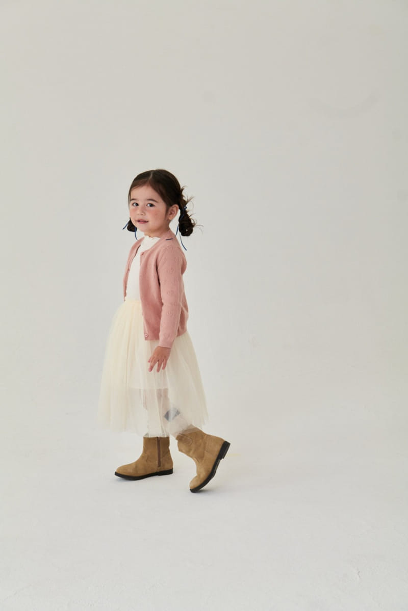 A-Market - Korean Children Fashion - #magicofchildhood - Heart Cardigan - 10