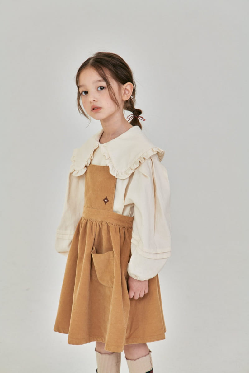 A-Market - Korean Children Fashion - #prettylittlegirls - A Collar Blouse - 6
