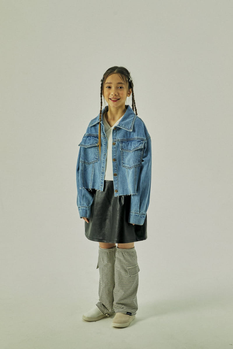 A-Market - Korean Children Fashion - #prettylittlegirls - Leather Skirt - 9
