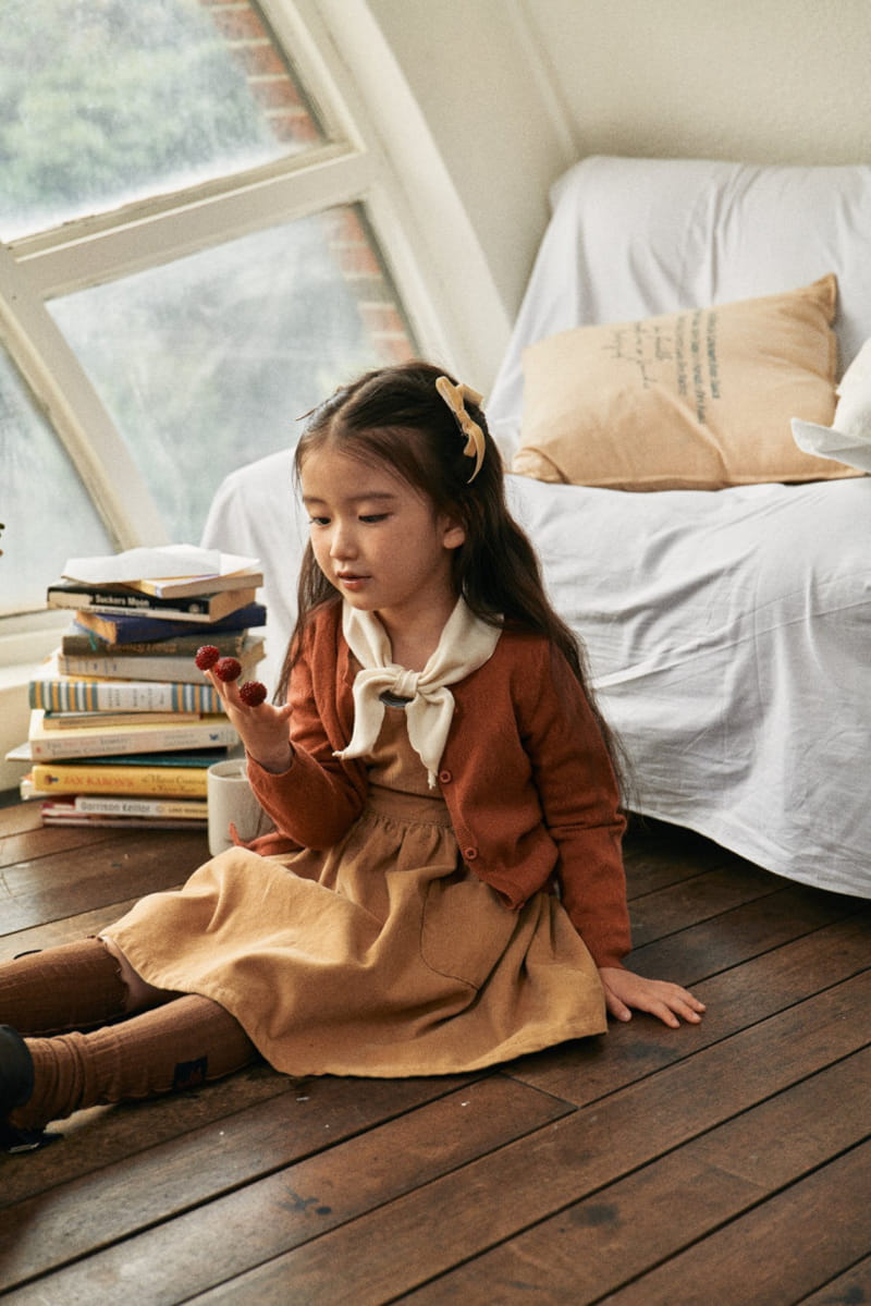 A-Market - Korean Children Fashion - #prettylittlegirls - Heart Cardigan - 12