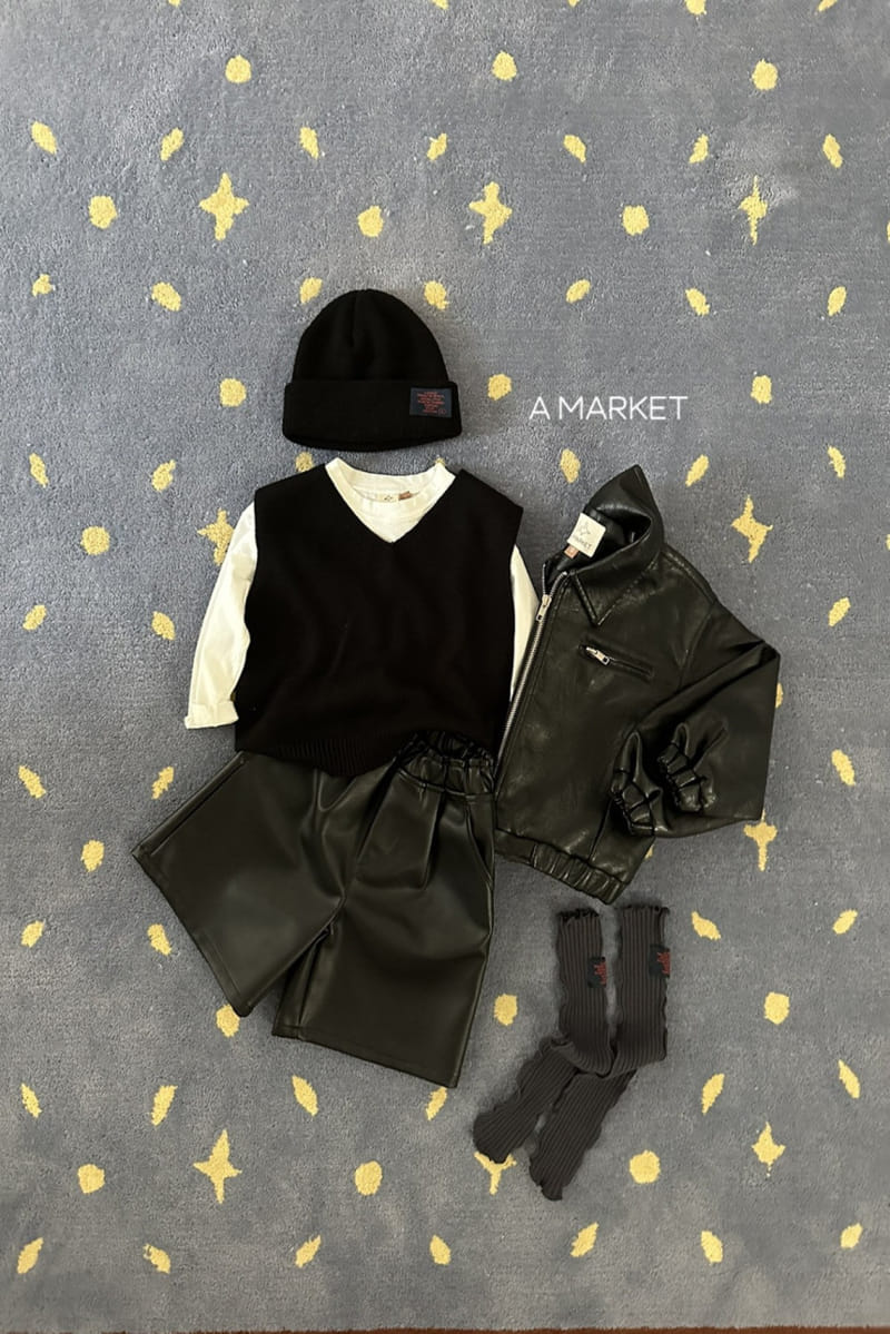 A-Market - Korean Children Fashion - #stylishchildhood - Leather Jacket - 7